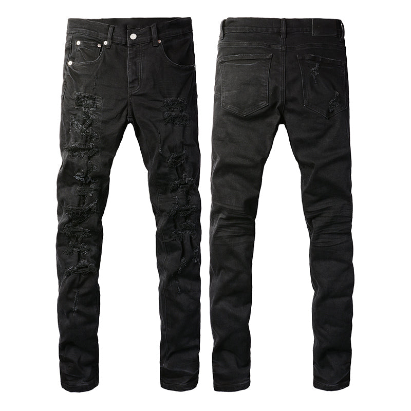 purple brand jeans Pure Cotton High Street Trend