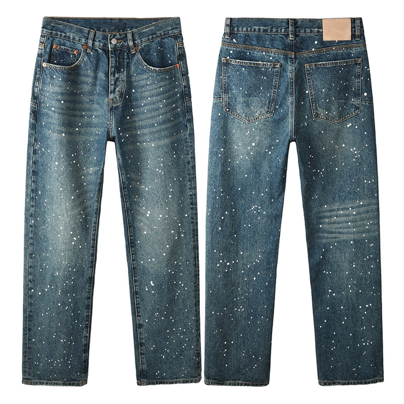 purple brand jeans Rhinestones #9139