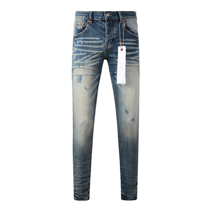 purple brand jeans Pure Cotton High Street Trend