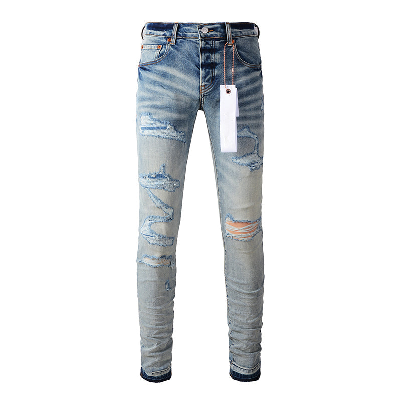 purple brand jeans Pure Cotton High Street Trend