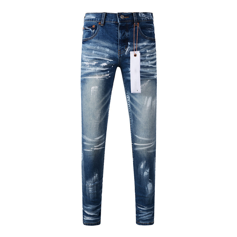 purple brand jeans Pure Cotton High Street Trend