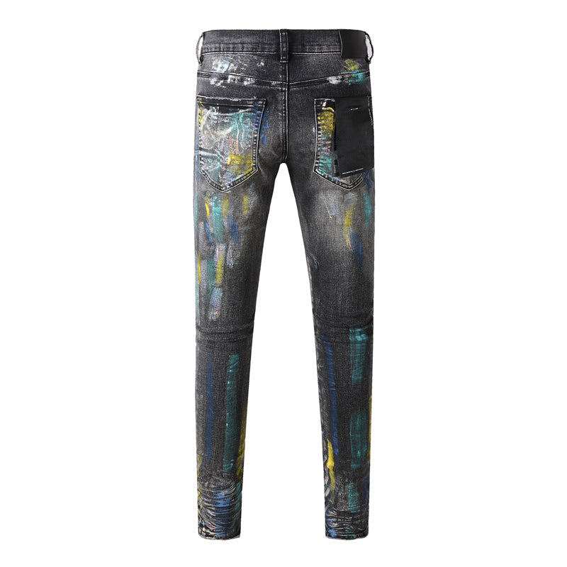 purple brand jeans Pure Cotton High Street Trend