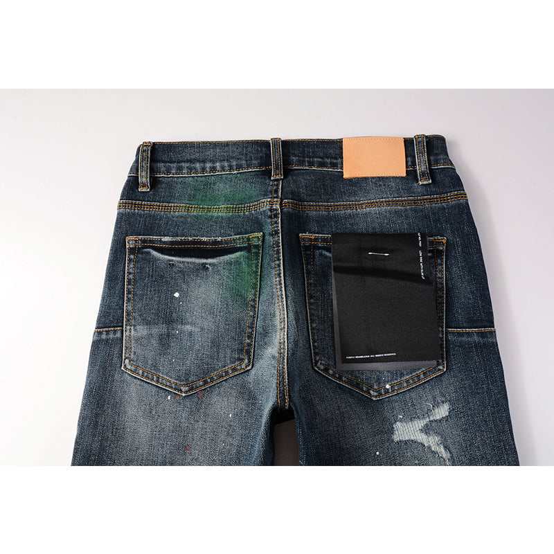purple brand jeans Pure Cotton High Street Trend