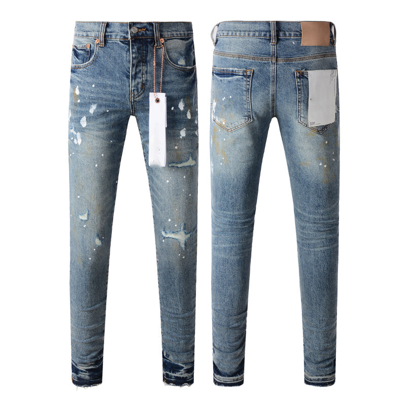 purple brand jeans Pure Cotton High Street Trend