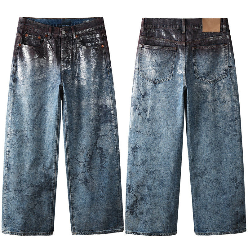 purple brand jeans Rhinestones #109