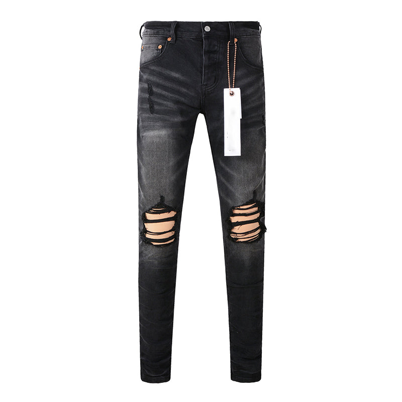 purple brand jeans Pure Cotton High Street Trend