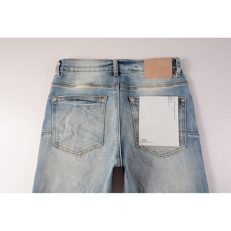 purple brand jeans Pure Cotton High Street Trend
