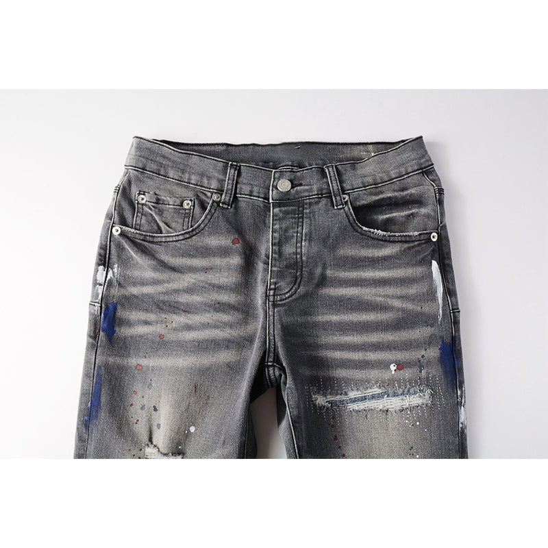 purple brand jeans Pure Cotton High Street Trend