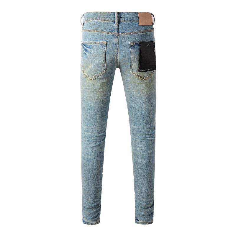 purple brand jeans Pure Cotton High Street Trend