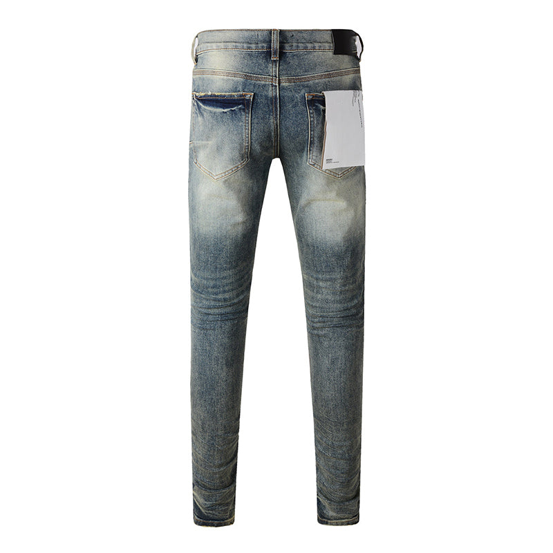 purple brand jeans Pure Cotton High Street Trend