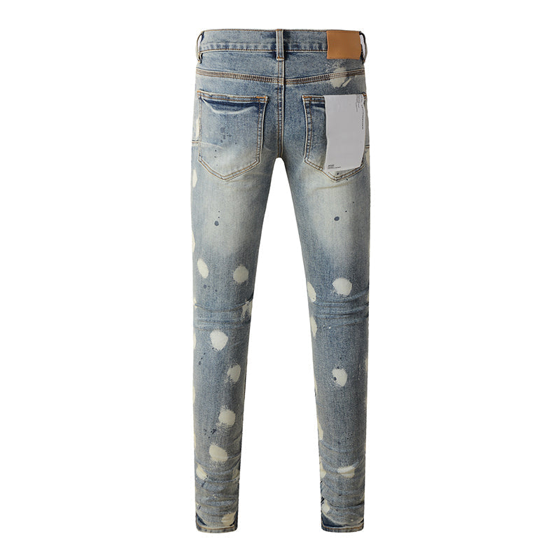 purple brand jeans Pure Cotton High Street Trend