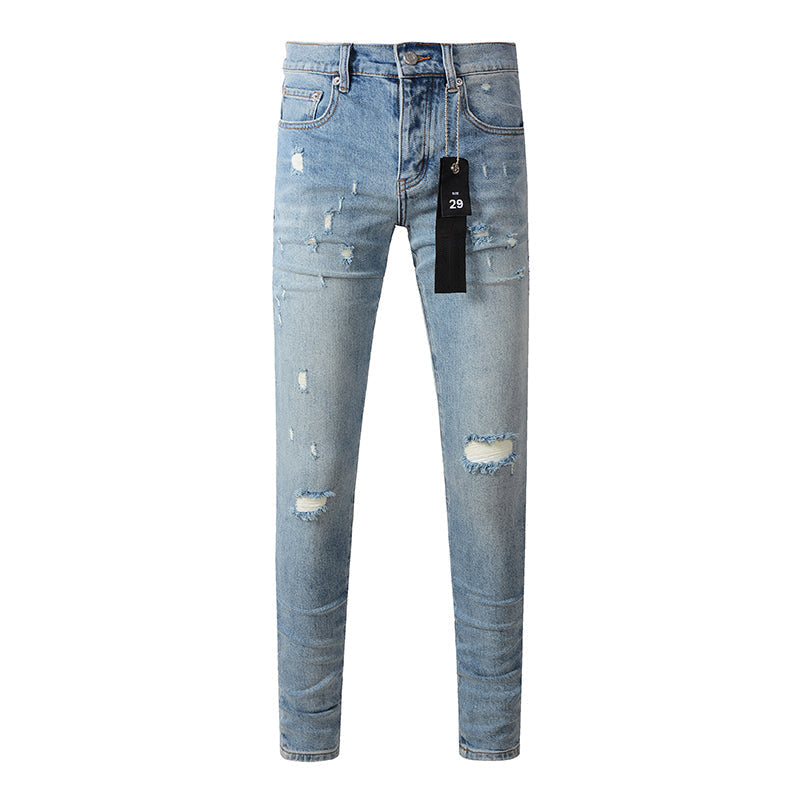 purple brand jeans Pure Cotton High Street Trend