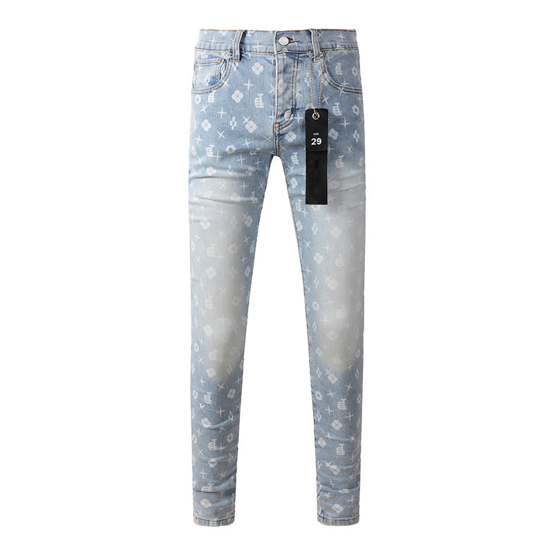 purple brand jeans Pure Cotton High Street Trend