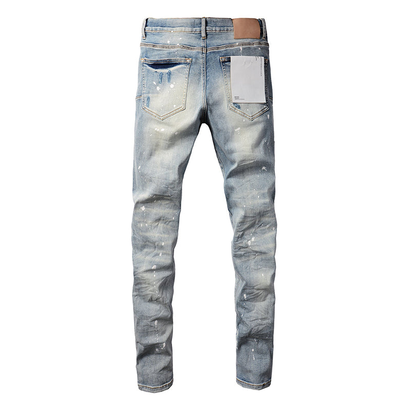 purple brand jeans Pure Cotton High Street Trend