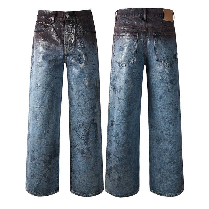 purple brand jeans Rhinestones #109