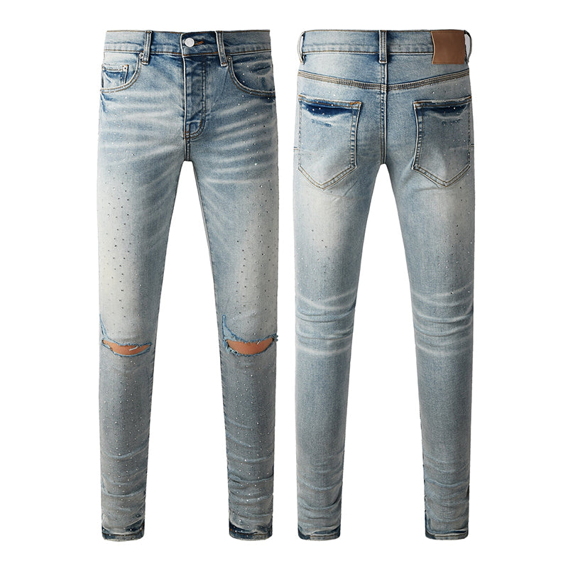 purple brand jeans High Street Distressed