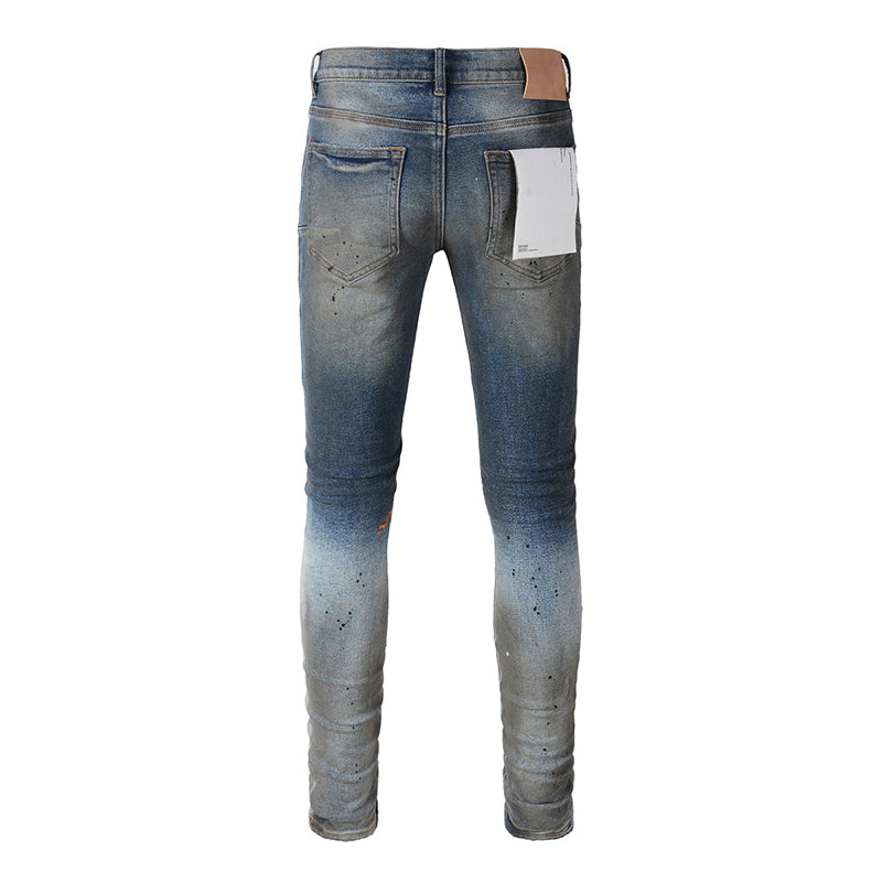 purple brand jeans Pure Cotton High Street Trend