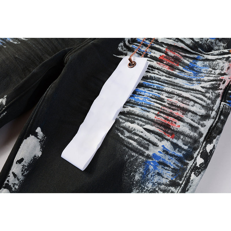 purple brand jeans Pure Cotton High Street Trend