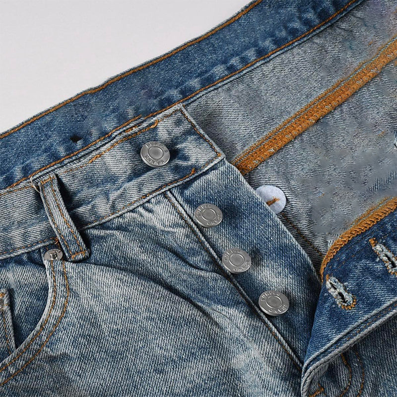 purple brand jeans Rhinestones #102