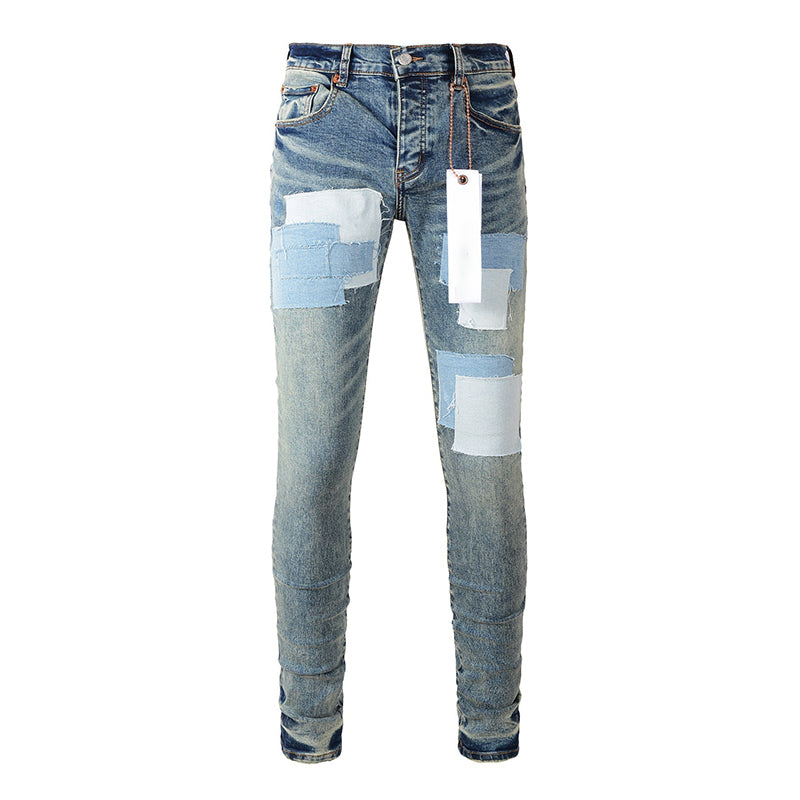 purple brand jeans Pure Cotton High Street Trend