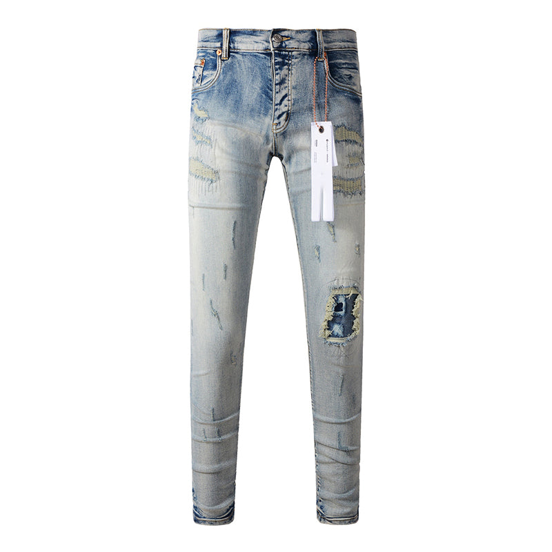 purple brand jeans Pure Cotton High Street Trend