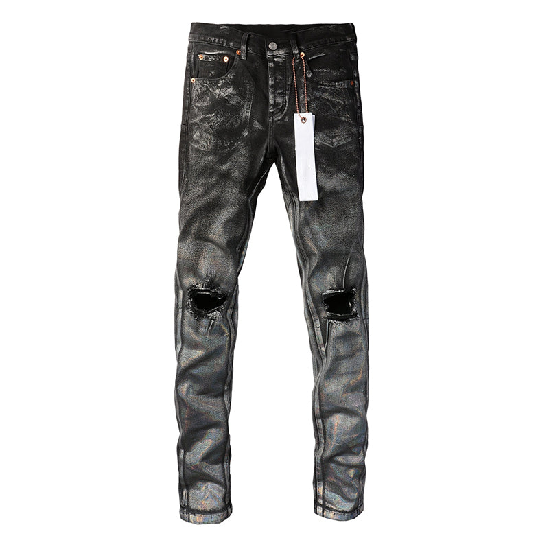 purple brand jeans Pure Cotton High Street Trend