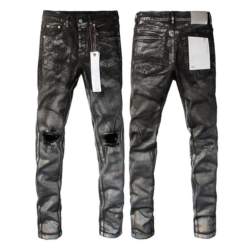 purple brand jeans Pure Cotton High Street Trend
