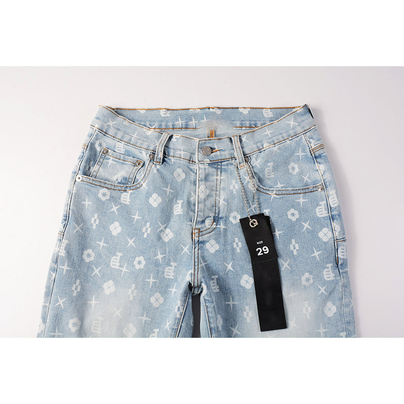 purple brand jeans Pure Cotton High Street Trend