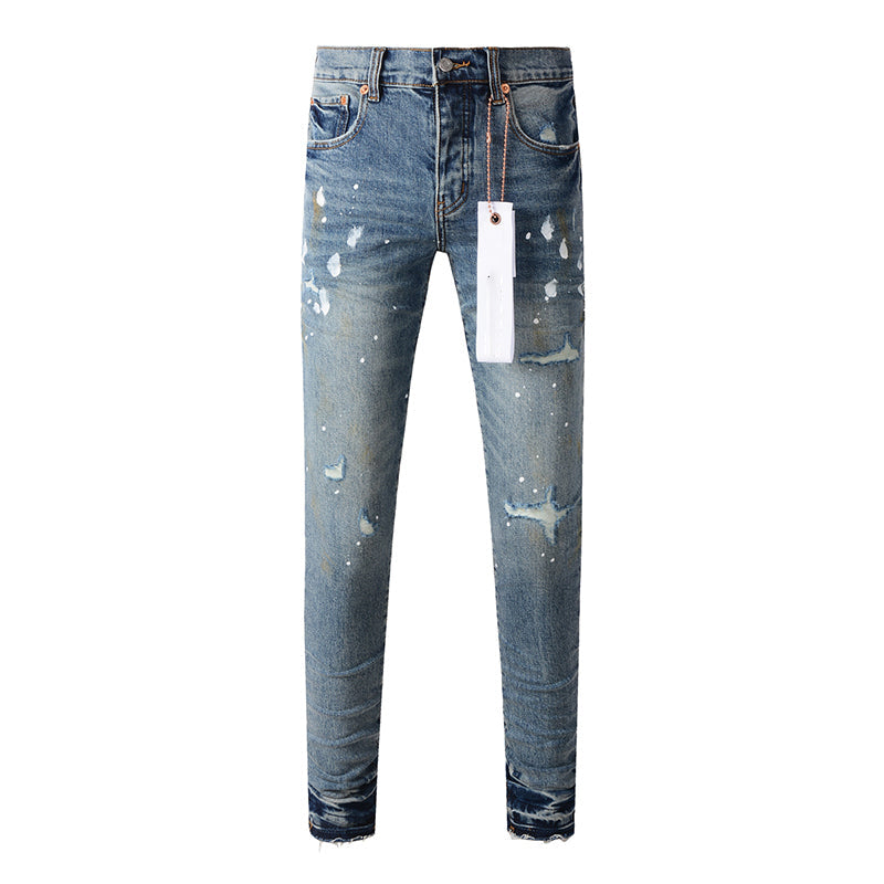 purple brand jeans Pure Cotton High Street Trend