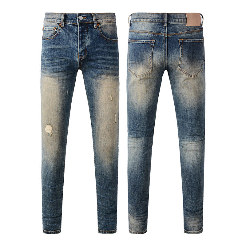 purple brand jeans Pure Cotton High Street Trend