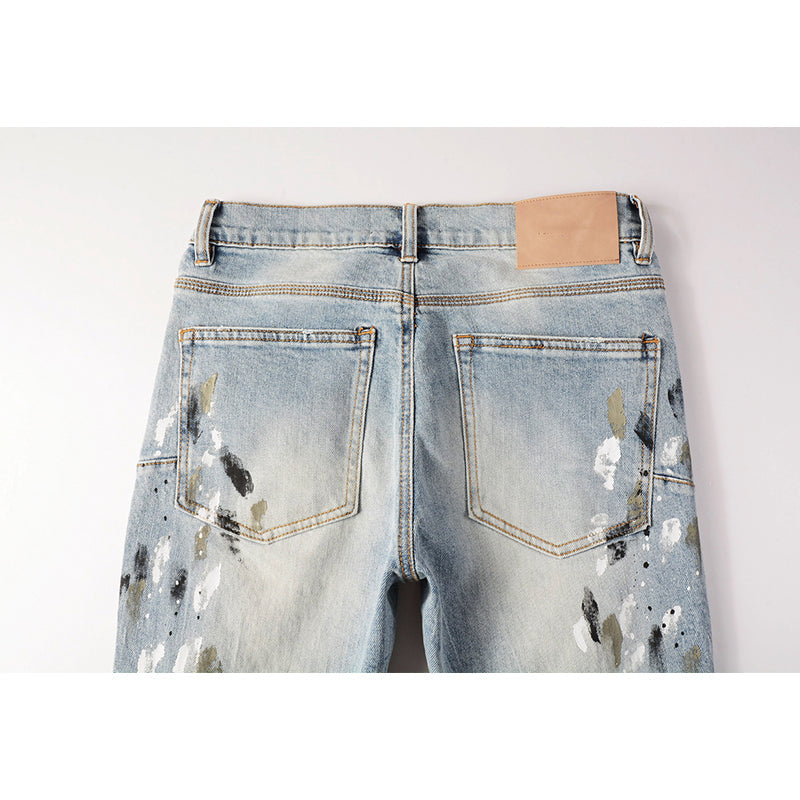 purple brand jeans Pure Cotton High Street Trend