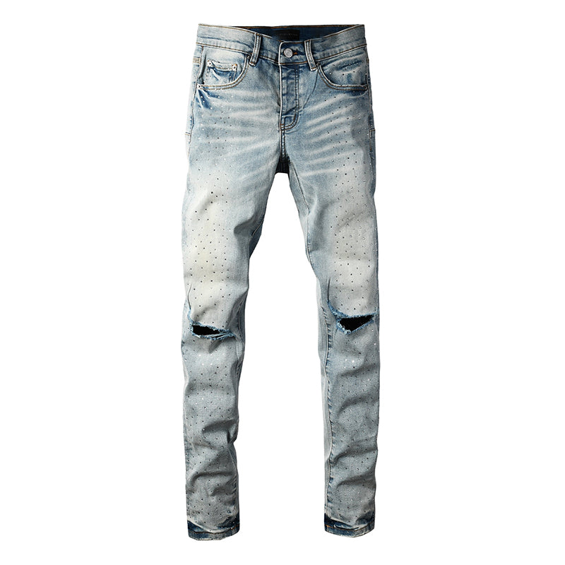 purple brand jeans High Street Distressed