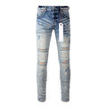 purple brand jeans Pure Cotton High Street Trend