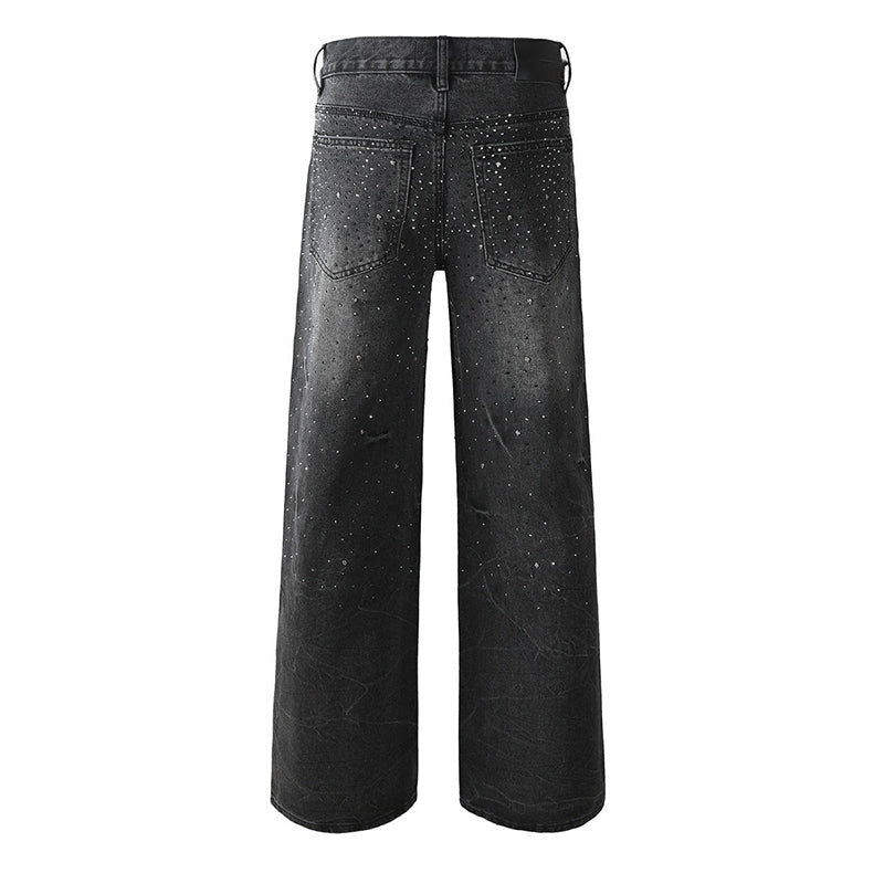 purple brand jeans Rhinestones #105