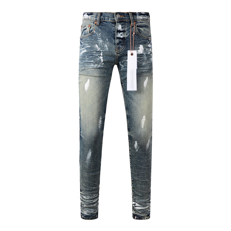 purple brand jeans Pure Cotton High Street Trend