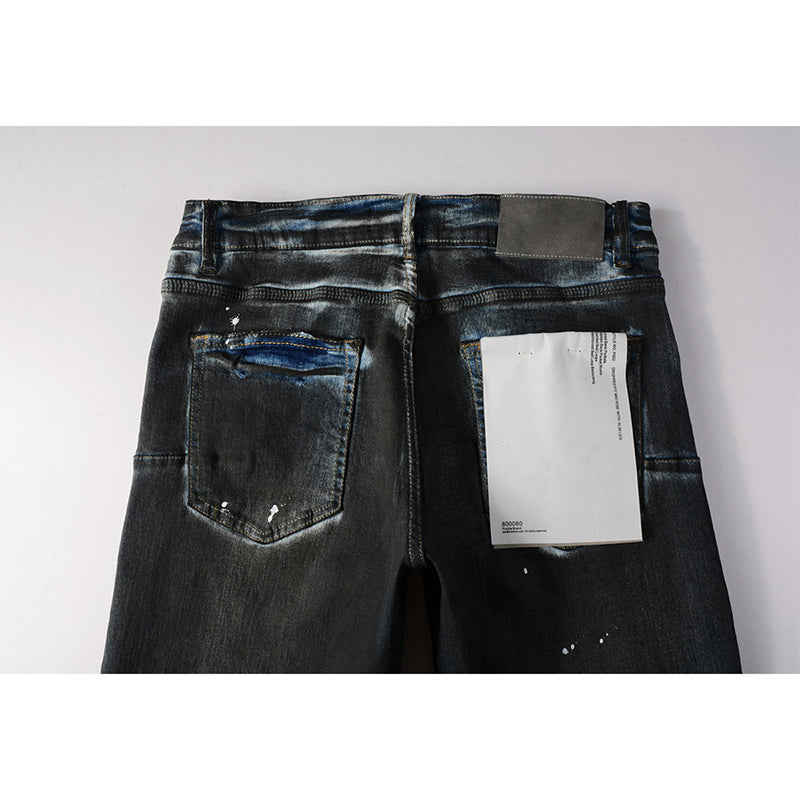 purple brand jeans Pure Cotton High Street Trend
