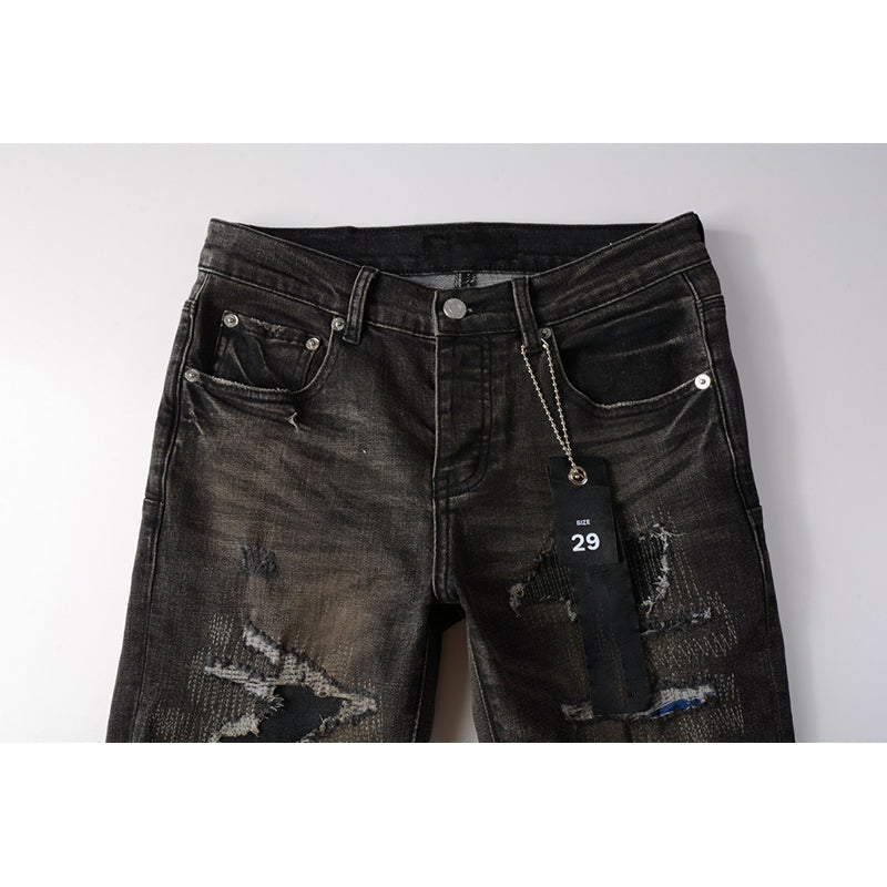 purple brand jeans Pure Cotton High Street Trend