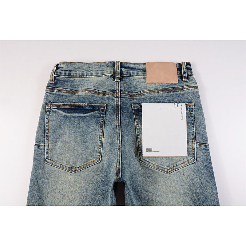 purple brand jeans Pure Cotton High Street Trend