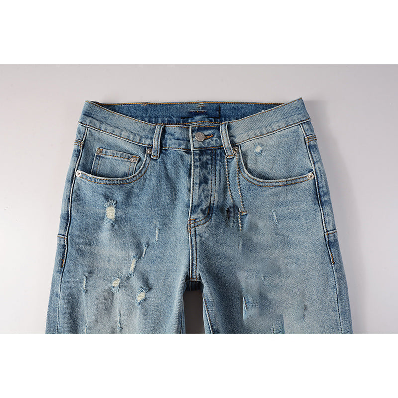 purple brand jeans Pure Cotton High Street Trend