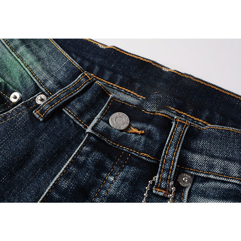 purple brand jeans Pure Cotton High Street Trend