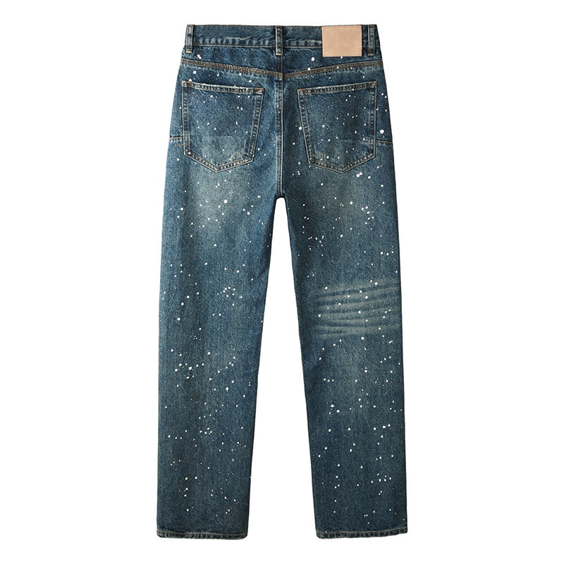 purple brand jeans Rhinestones #9139