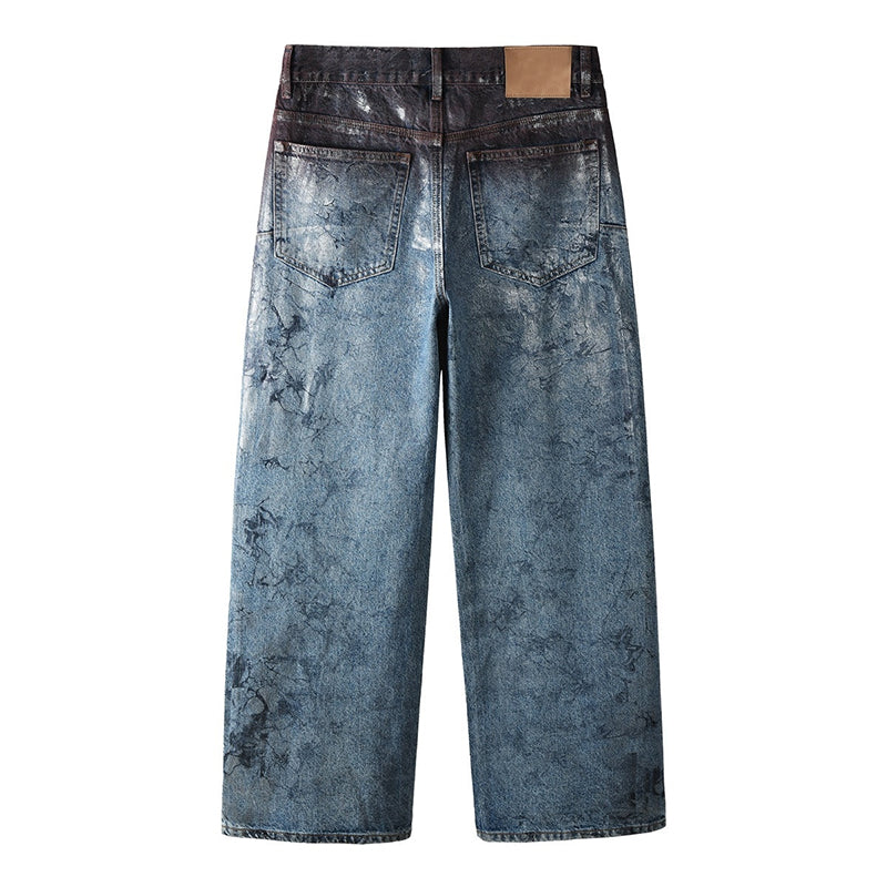 purple brand jeans Rhinestones #109