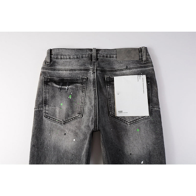 purple brand jeans Pure Cotton High Street Trend
