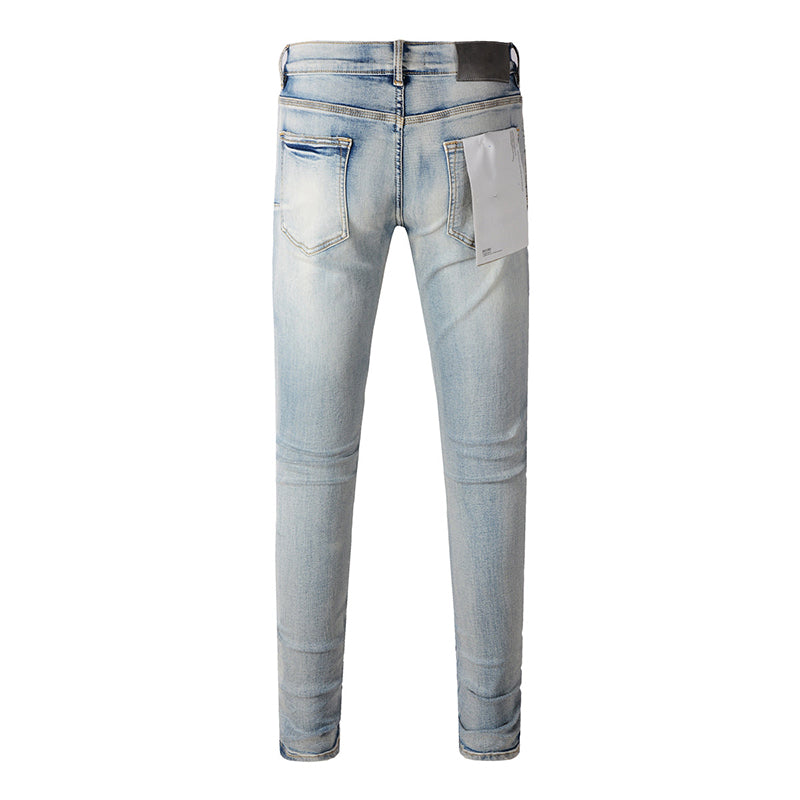 purple brand jeans Pure Cotton High Street Trend