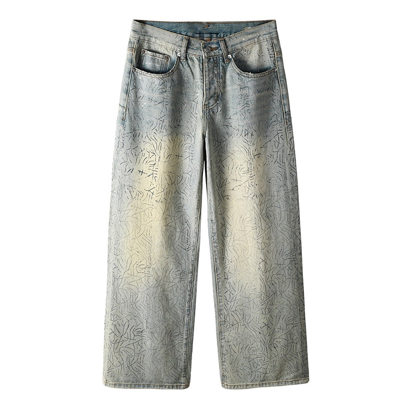 purple brand jeans Rhinestones #107