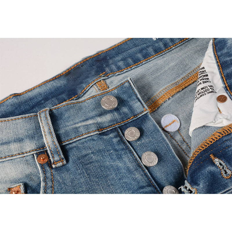 purple brand jeans Pure Cotton High Street Trend