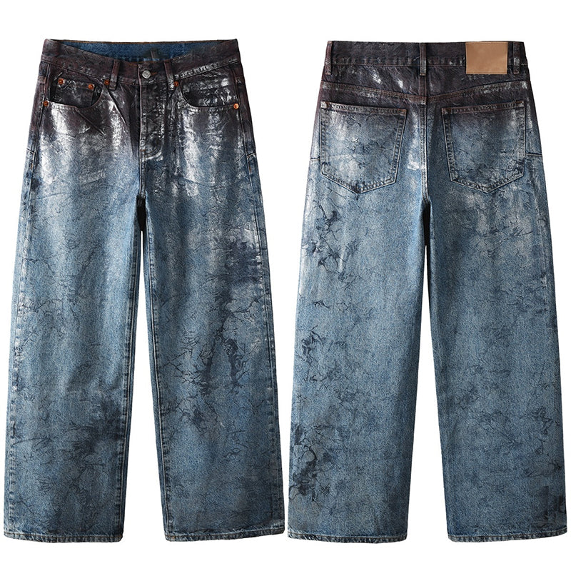 purple brand jeans Rhinestones #109