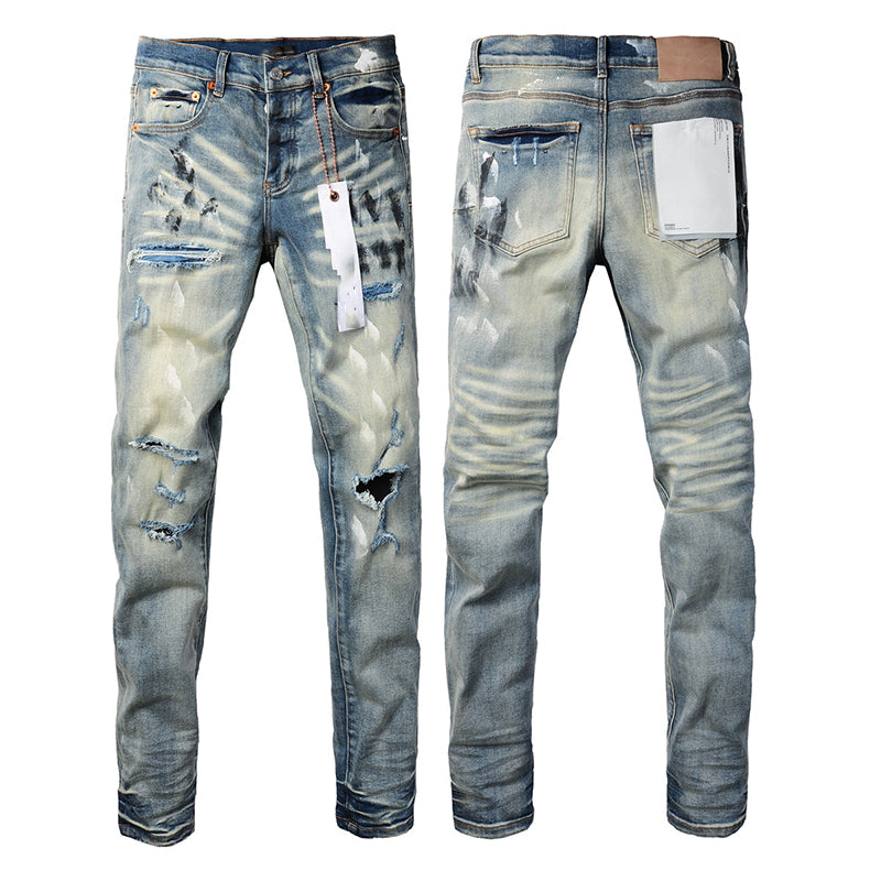 purple brand jeans High Street Distressed