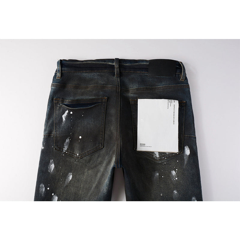purple brand jeans Pure Cotton High Street Trend