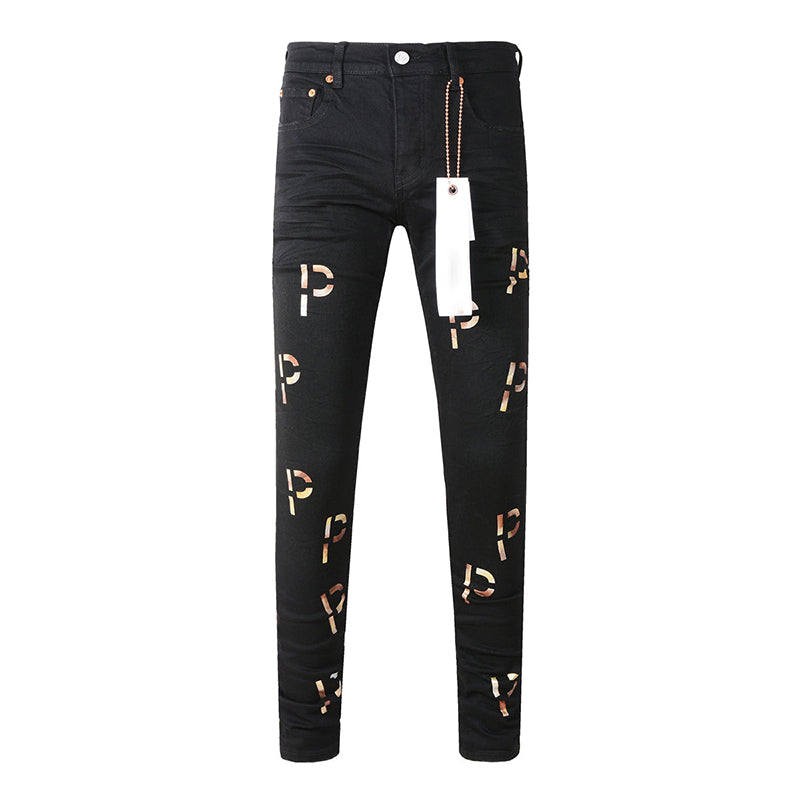 purple brand jeans Pure Cotton High Street Trend